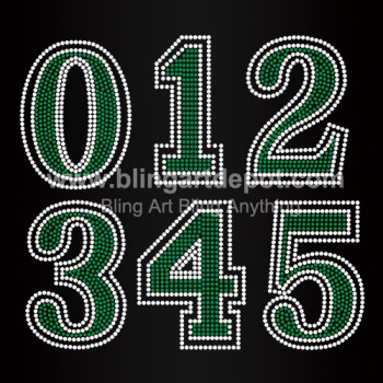 Numbers Rhinestone Motifs Numbers Rhinestone Motifs